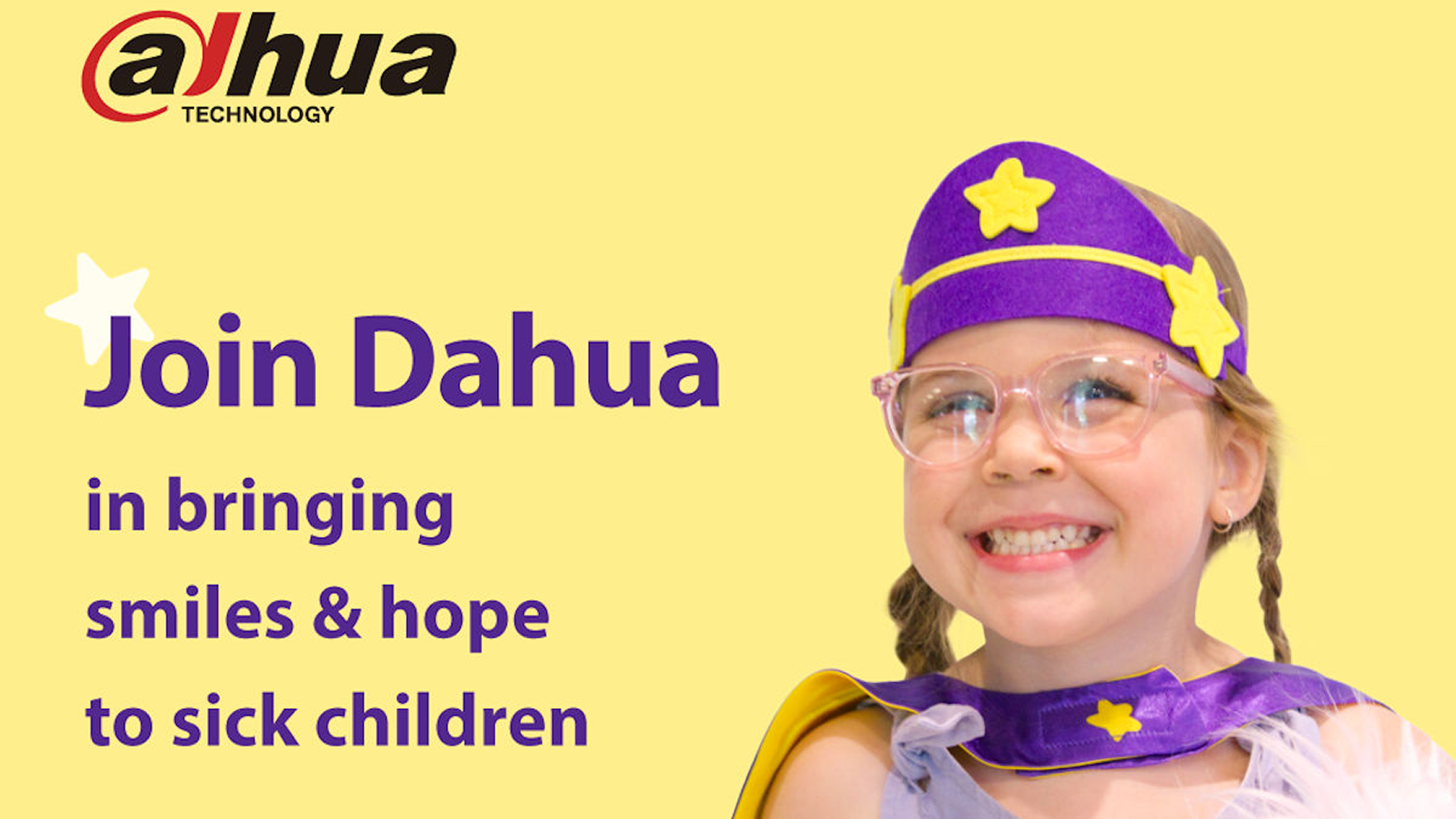 Dahua Technology Announces Proud Sponsorship of Starlight Children’s Foundation