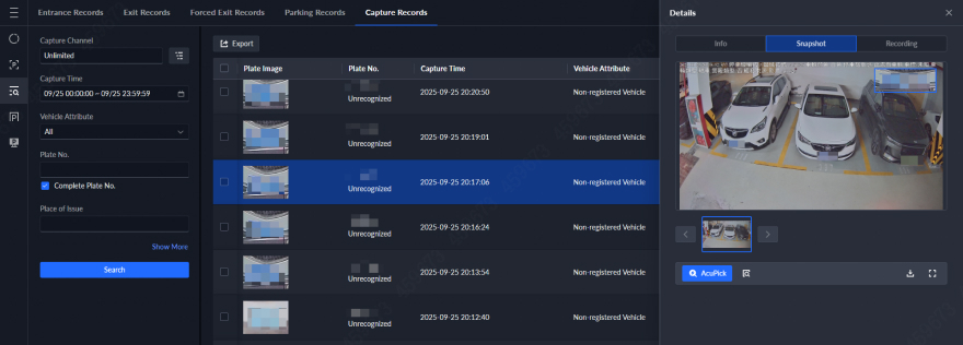 Visual Record & Search