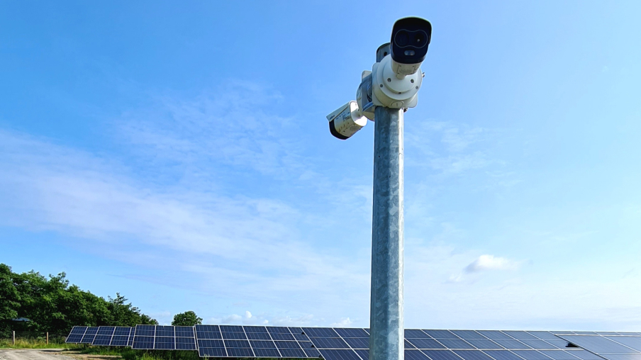 Thermal Hybrid Cameras Installed for Perimeter Protection at Ireland’s Largest Solar Farm
