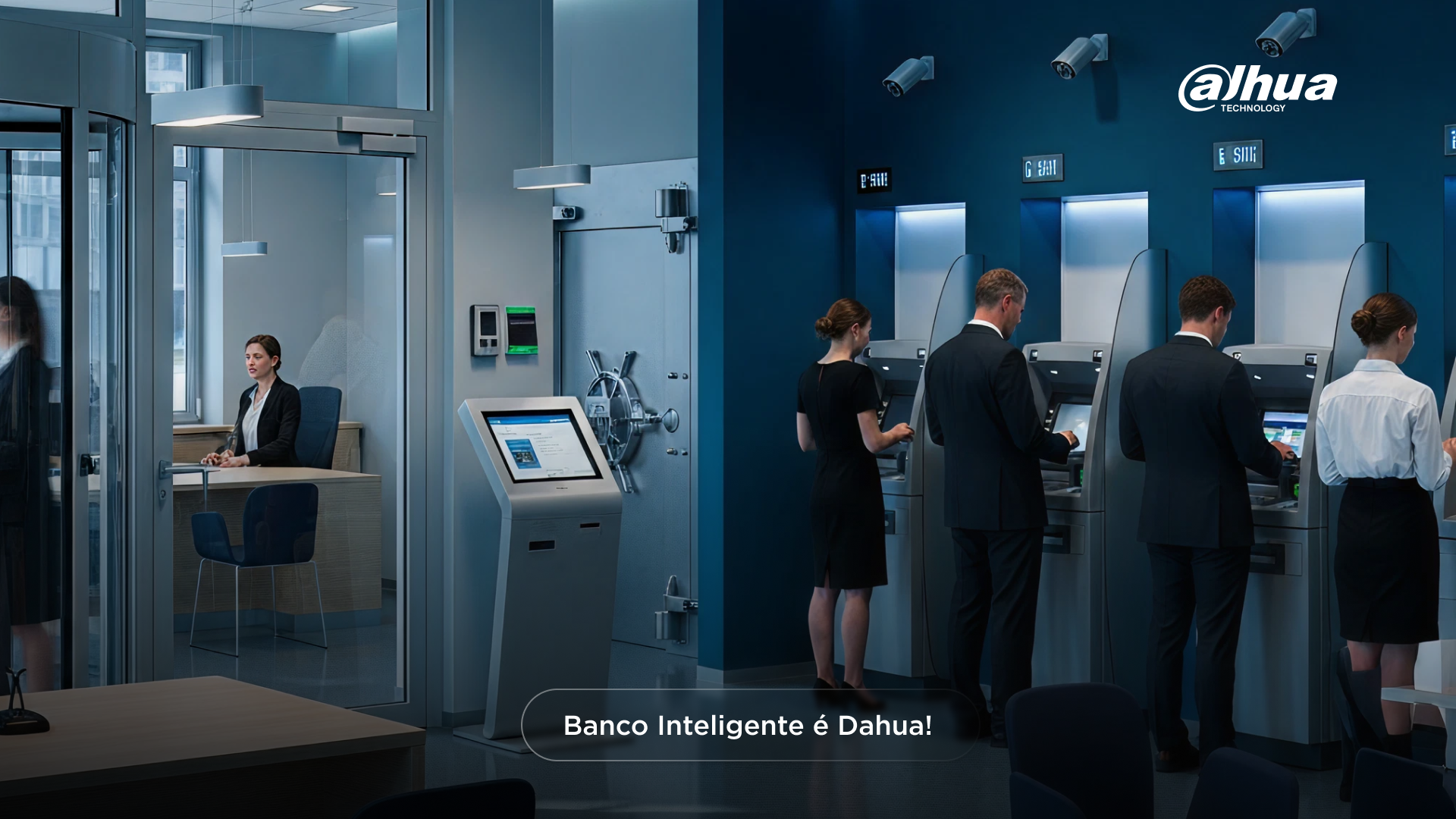 Como uma das maiores instituições financeiras do país elevou a segurança em áreas críticas com tecnologia Dahua​
